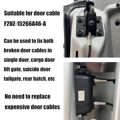iFJF Door Handle Latch Cable Aluminum Repair Kit Latch Lock Cable Ends Replacement for F/E150 250 350 32 Sets
