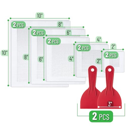 Bates- Drywall Repair Kit, 12 pcs, 2/4/6/8/10 inch, Dry Wall Patch Kits, Plaster Wall Repair Patch Kit, Wall Patch Repair Kit, Drywall Hole Patch, Wall Hole Repair Kit, Drywall Patch Hole - size: 12 pcs, 2", 4", 6", 8", 10"