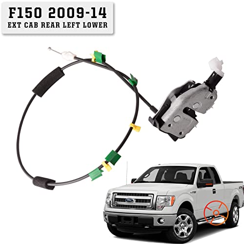 Rear Left Door Lower Latch Compatible for Ford F150 2009-2014 Driver Side Rear Door Lower Lock Actuator 9L3Z18264A01A - size: F150 09-14 Rear Left