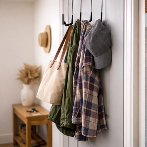 10 Pack Heavy Duty Garage Hooks for Hanging, Bike Hooks for Garage Storage, Large S Hooks Ladder Hanger Rafter Hooks for Garage Storage Organizer