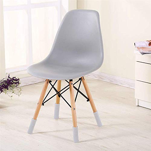 32Pcs Chair Leg Floor Protectors Knitted Furniture Feet Non-Slip Wear-Resistant Noise-Reducing Chair Covers Caps Set (Style 2-White) - color: Style 2-white