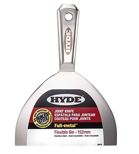 HYDE 06879 Full Metal Joint Knife, 6-inch, Stainless Steel - size: 6"