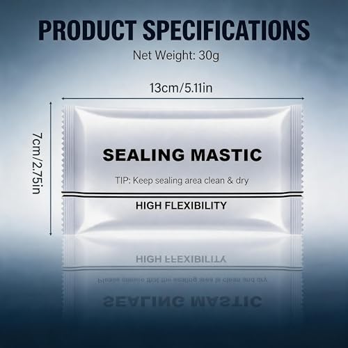 Waterproof Sealant Putty, Quick Repair Mending Clay for Pipe, Wall Hole & AC Opening, Strong Sealing Mud for Leak Proof Fix (12) - color: 12