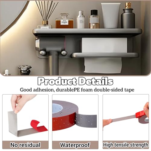 Qoqooice Acrylic Double Sided Tape Heavy Duty Mounting Tape 0.4"/0.79“ x 33 FT Resistente Clear Super Stick Tape with Acrylic High Tack Strong Adhesive for Outdoor Indoor - size: 0.4 Inch and 0.79 Inch x 33FT