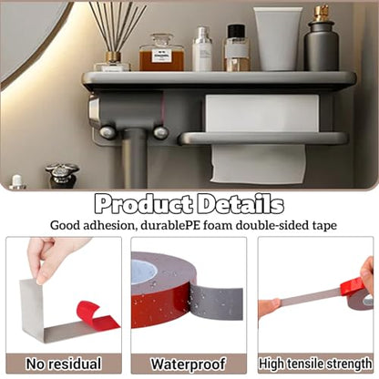 Qoqooice Acrylic Double Sided Tape Heavy Duty Mounting Tape 0.4"/0.79“ x 33 FT Resistente Clear Super Stick Tape with Acrylic High Tack Strong Adhesive for Outdoor Indoor - size: 0.4 Inch and 0.79 Inch x 33FT