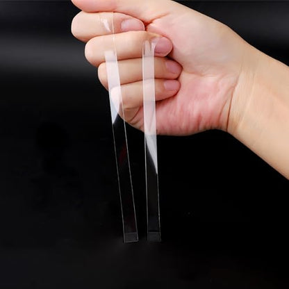 Strong Double Sided Mounting Tape, Heavy Duty Adhesive Tape, Clear Removable Tape for Home, Office, DIY - Multipurpose, Strong Hold, Damage-Free Wall Hanging Strips(0.4in, 10ft) - size: 1/25'' x 0.4'' x 10'