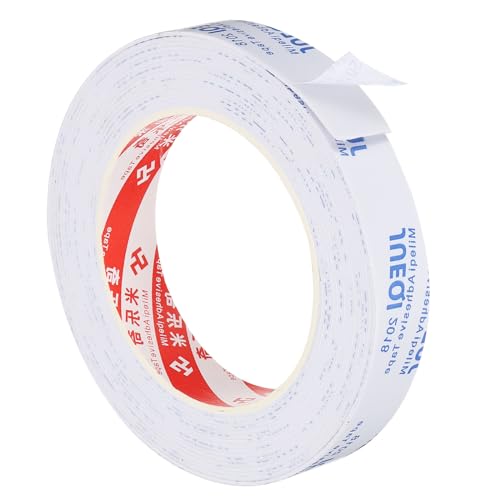 PATIKIL 5m/16.4ft Sealing Foam Tape, 20mm Wide 1mm Thick Single Sided Weather Stripping Door Furniture Seal Strip for Window Pipes Insulation, White - color: White, size: 5m*20mm*1mm