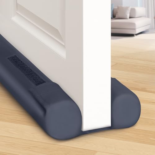 BlissTrends Door Draft Stopper Covers Gaps up to 2.36", Draft Stopper for Bottom of Door Soundproof, Windproof, Dustproof, Block Light, Insect Resistant, Under Door Draft Stopper 36 Inch (Grey) - color: Gray, size: 36 Inch