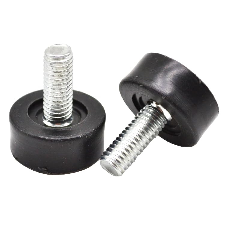 8 Pack 3/8" Wire Shelving Rack Thread Leveling Feet Bolt, Furniture Adjustable Leg for Chair Stool Table Cabinet Cupboard Couch Desk Sofa - style: Leveling Feet 8 Pack