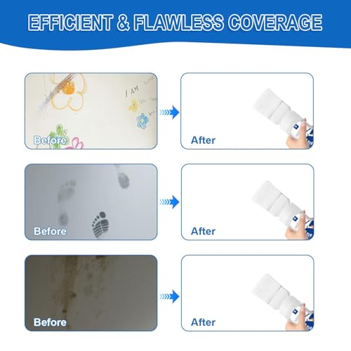 White Interior Wall Paint 6.35 oz, Drywall Repair Paint, Wall Primer for Stains and Graffiti Covering - color: White Wall Paint
