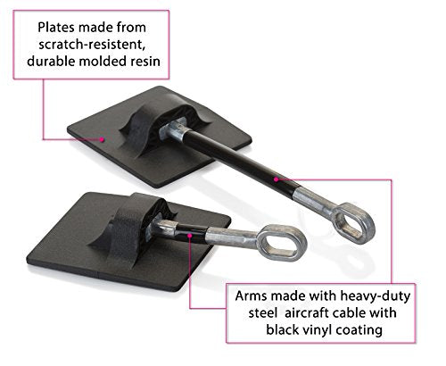 2-Pack Refrigerator Lock (2-Pack, Black Without Padlock) - color: 2-Pack, Black Without Padlock
