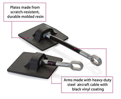 2-Pack Refrigerator Lock (2-Pack, Black Without Padlock) - color: 2-Pack, Black Without Padlock