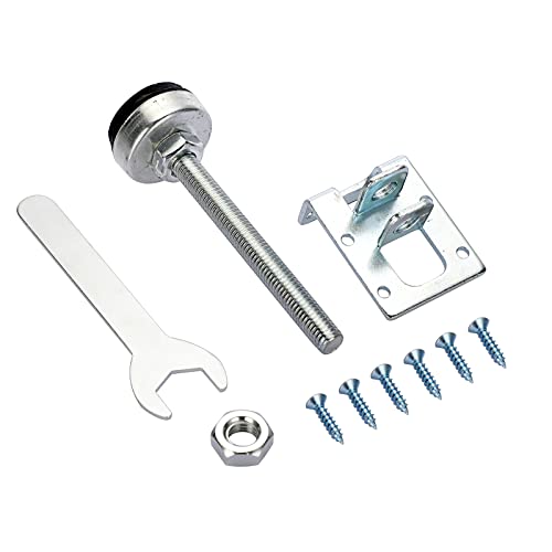OwnMy 4 Packs Heavy Duty Adjustable Furniture Leveling Feets L Shaped Furniture Leveler Legs, Furniture Mounting Brackets Metal Furnitures Leveling Load Table Leg for Workbench Cabinet Wardrobe, 4.3" - size: 4.3"H-Silver