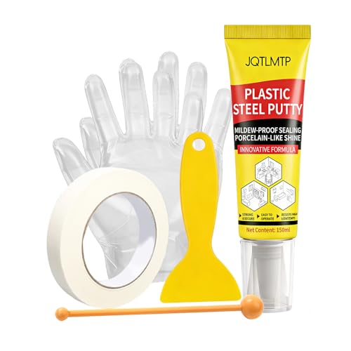 Caulk,Waterproof Silicone Sealant, Fast Curing, Anti-Crack, Super Adhesion White Caulk, for Kitchen, Bathroom, Tile, Wall & Baseboard