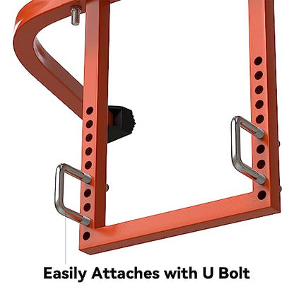 Ladder Stabilizer for Roof, Toovem Ladder Stabilizer for Accessory for Roof Gutter, Wall Ladder Standoff, Heavy Duty Roof Ladder with Non-Slip Rubber, Adjustable, Easy Use