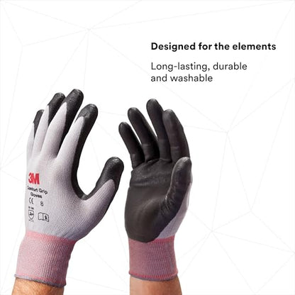 3M Comfort Grip Gloves - General Use - size: 2 Count (Pack of 1)