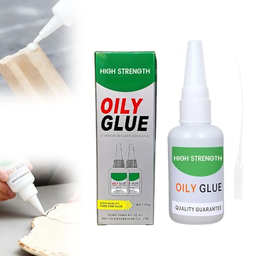 Welding High Strength Oily Glue, Oily Welding Super Glue for Metal, High-Temperature Resistant Strong Oily Glue for Plastic Repair, Multi-Surface Universal Oily Super Glue for Household Repair (1PCS) - color: 1PCS