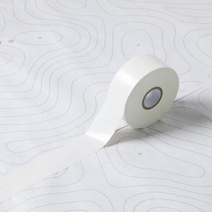1.97" x 164‘ Seam Tape - Duct Tape Edge Tape Heavy Duty Multi-Purpose, Hand-Tearable, No Residue, White, 1 Roll - color: White, size: 1.97" x 164' 1Roll