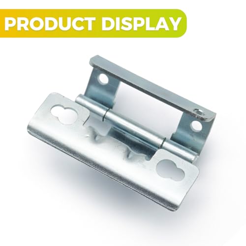2-Pack WE01X25317 Dryer Door Hinges Replacement for GE Dryer, Upgraded Steel Door Hinge Assembly with Installation Tools, Replaces AP6032615 PS11763047 4466992