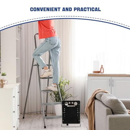Kisangel Platform Accessories for Painters, Anti-Slip Extension Ladder Platform System, Work Tray for Tools, Heavy Duty Work Stand 13.78x10.63 Inches