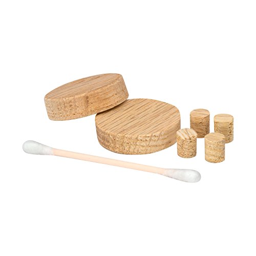 Rok Hardware Oak Cabinet Hinge Screw Hole Repair Kit for 35mm / 8mm System ROKRPKITOAK