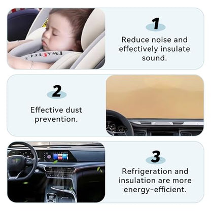 Car Door Seal Strip, Thickened Rubber Vehicle Weather Stripping, Soundproof Self Adhesive Automotive Sealing Strip for Hoods,Trunks,Windows, Universal for SUV, Truck, RV (16.4Ft) - size: 16.4Ft