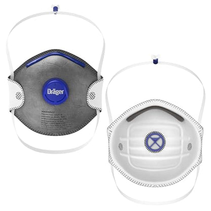 Dräger X-plore 1350 Odor Particulate Respirator with Exhalation Valve, 10 Pack, Size M/L, NIOSH-Certified - size: 1 Count (Pack of 10)
