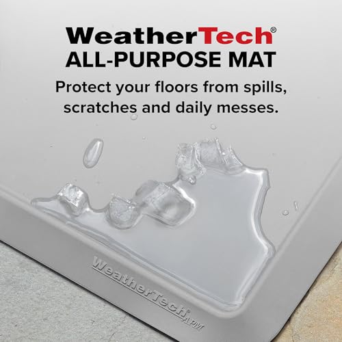 WeatherTech All-Purpose Mat - Multi-Use Mat for Everyday Living - 40" x 44" - Angled - Tan (APM4044T) - color: Tan, size: 3'4" x 3'8" (Rectangular)