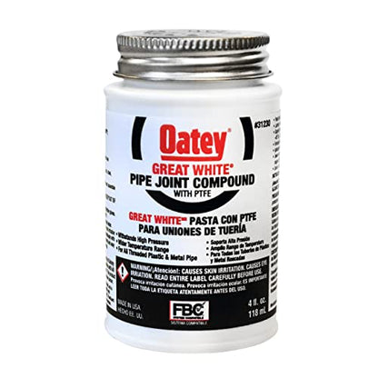 Oatey Pipe Joint Compound 4 Oz White - size: 4 Oz
