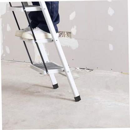Outanaya 4pcs Ladder Non-Slip Mat Stair Ladder Pads Rubber Feet Covers Slip Protection Simple Installation for Renovations and Maintenance