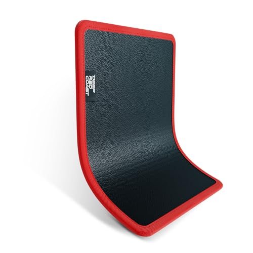 Magnetic Tool Mat, 40 lbs Heavy Duty Magnetic Parts Holder, 9.8" × 12.9" Flexible Non Slip Tool Organizer with PVC Protection for Garage, Workshop & Auto Repair, Red - color: Red