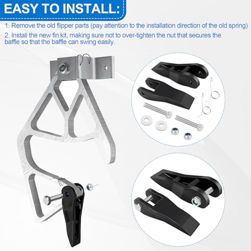 29-1 Lock Flipper Kit for Werner Ladder, Ladder Lock Flipper Compatible with Werner Ladder/Louisville Ladder/Keller Ladders Rung Lock, Aluminum Extension Ladder Locks Replacement Parts（2 Pack）