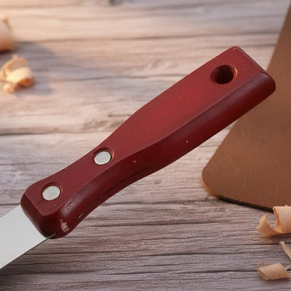 2PCS Spackle Knife, Small Putty Knife,1 Inch Scraper Tool with Wooden Handle for Drywall, Spackling, Patching, Painting, Wallpaper Removal