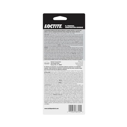 Loctite PL Premium Polyurethane Construction Adhesive, 4 fl oz Squeeze Tube, 1 Pack - Versatile Construction Glue for Wood, Concrete, Stone, Metal & More - size: 1 Pack