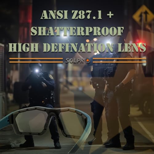 ANSI Z87.1+ Safety Sunglasses, Impact Resistant with EVA Foam, Anti-Fog Windproof for MTB, Cycling, Shooting, Work - color: Green-grey