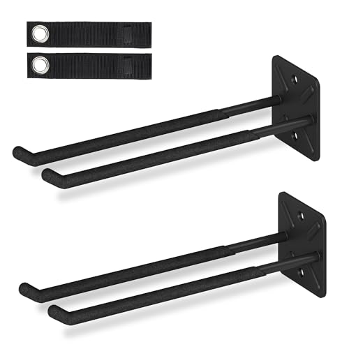 Garage Hooks, Heavy Duty Garage Hook, 12.4 Inch Wall Mount Hangers, Max Load 200 lbs Garage Storage Utility Hooks for Ladders, Chairs, Car Tires, Strollers, Garden Tools, Perfect man's day gifts - size: 2