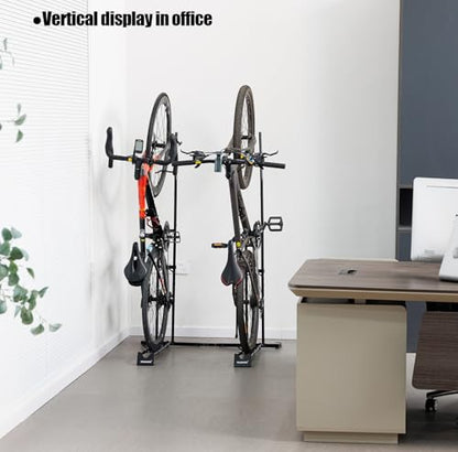 PHUNAYA Bike Stand,Vertical Bike Rack For Indoor Bike Storage,Upright Bicycle Stand Floor. (StyleA-2pack) - style: StyleA-2pack