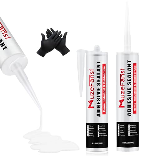RV Roof Lap Sealant Self Leveling,2 Pack RV Roof Silicone Sealant White, Waterproof Flexible EPDM RV Sealants and Caulking Exterior Repair Kit for Campers,Trailers, Motorhomes - style: 2 Packs Self Leveling