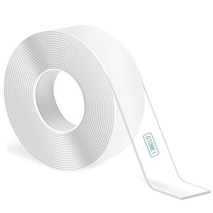 Double Sided Tape Heavy Duty,Multipurpose Clear Mounting Tape Picture Hanging Adhesive Strips, 10FT Removable Strong Sticky Strips Carpet Nano Tape Poster Two Sided Tape