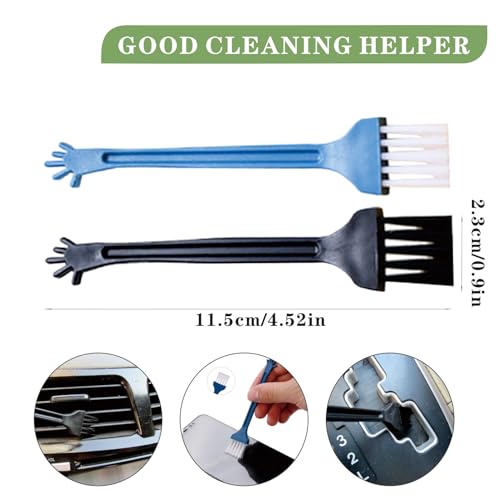 18Pcs Crevice Gap Cleaning Brush,Door Window Track Groove Corner Crevice Cleaning Brushes for Cleaning Window Grooves, Bathroom, Toilet Corner, Kitchen, Faucet, Sink - size: 18pieces