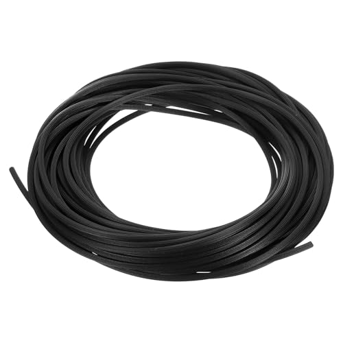 uxcell TPE Screen Spline, 0.12"x32.8ft Round Window Screen Repair Retainer Spline for Door Window Screens Replacement (10 Meter, Black) - size: 0.12" x 32.8ft