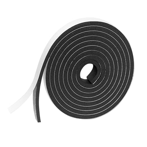Foam Insulation Tape self Adhesive,1/2In x 1/8In x16.4Ft Weather Stripping for Doors and Windows,Sound Proof soundproofing Door Seal,Weatherstrip,Pipe Cooling, Air Conditioning Seal Strip - size: 1/2In x 1/8In x16.5Ft
