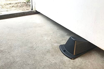 Shepherd Hardware 3762E Heavy Duty Jumbo Hard Plastic Door Wedge, Black - color: Black