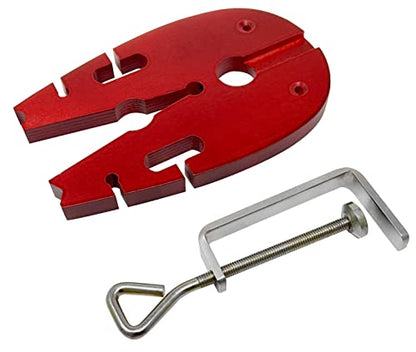 Rosewood Jewelers Bench Pin with C Clamp Set with V Slot Sawing Jewelry Making Tool Metalsmith Workbench Vise Tool