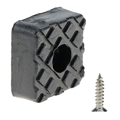 Square Furniture Pads Floor Surface Protection Non Slip Feet Pads - 20pcs - color: Black Square 22mm X 22mm