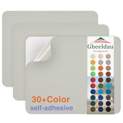 Gheeidau Canvas Repair Patch 9×11 Inch 3Pcs Waterproof Self-Adhesive Fabric Repair Patch for Tents,Boat Cover,Pop Up Canopy,Patio,Bags,Car Seats,Sofas,Furniture Cover(Beige Grey) - color: Beige Grey, size: 9"×11"×3PCS