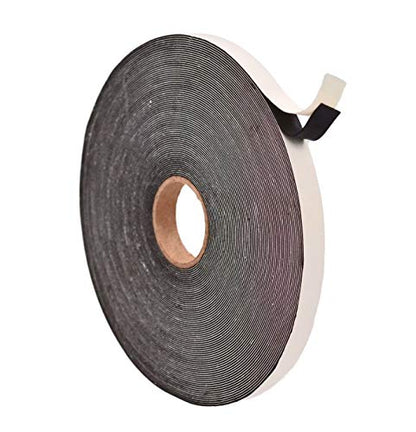 WOD SSFLDFT Insulation Foam Tape Self Adhesive - 1/16 Thick x 1 Width - 150 feet - Made in USA Weather Stripping, HVAC, Sealing Doors, Windows, Pipes, Cooling, Sound Proof, and Air Conditioning. - size: Width: 1 inch