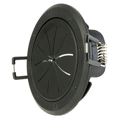 Construct Pro Speedy Spring-Lock Cable Pass Through Port, 2 inch Inner Diameter, Black CON6061SPZ