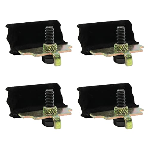 Door Glass Anti-Rattle Cushion Kit Compatible with 1969-1982 Chevy Corvette C3 C4 - 4-Piece Set Side Window Anti-Rattle Cushion Kit