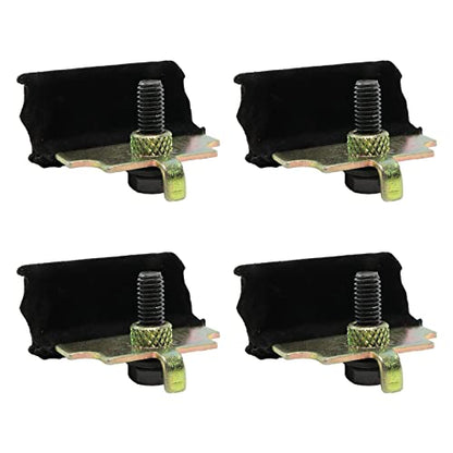 Door Glass Anti-Rattle Cushion Kit Compatible with 1969-1982 Chevy Corvette C3 C4 - 4-Piece Set Side Window Anti-Rattle Cushion Kit